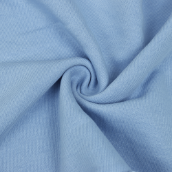 Ткань Футер 3-х нитка, Петля, цвет Светло-Голубой (на отрез)  в Дзержинском