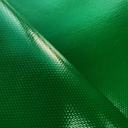Тентовый материал ПВХ 600 гр/м2 плотная, Зелёный (Ширина 150см), на отрез  в Дзержинском, 600 г/м2, 1189 руб
