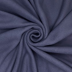 Ткань Флис Односторонний 130 гр/м2, цвет Темно-серый (на отрез)  в Дзержинском