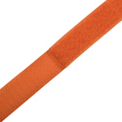 Контактная лента 25мм цвет Оранжевый (велькро-липучка, на отрез)  в Дзержинском
