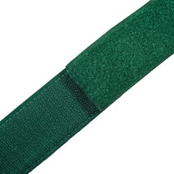 Контактная лента 40мм (38мм) цвет Зелёный (велькро-липучка, на отрез)  в Дзержинском