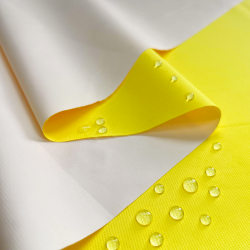 Водонепроницаемая Дышащая Мембранная ткань PU 10'000, цвет Жёлтый (на отрез)  в Дзержинском