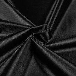 *Ткань Оксфорд 210D PU, цвет Черный (на отрез)  в Дзержинском