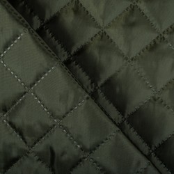 Стеганая подкладочная ткань с синтепоном (100гр/м2), цвет Хаки (на отрез)  в Дзержинском