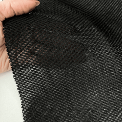 Сетка 3D трехслойная Air mesh 165 гр/м2, цвет Черный (на отрез)  в Дзержинском