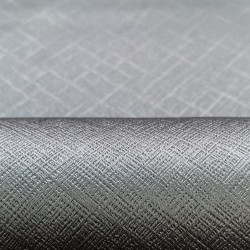 Ткань Блэкаут для штор светозатемняющая 100% &quot;Орнамент Серый&quot; (на отрез)  в Дзержинском